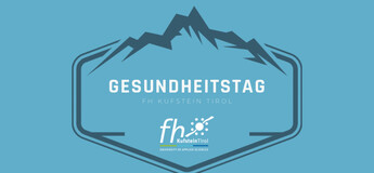 Schriftzug mit einem Rahmen in Blau | © FH Kufstein Tirol