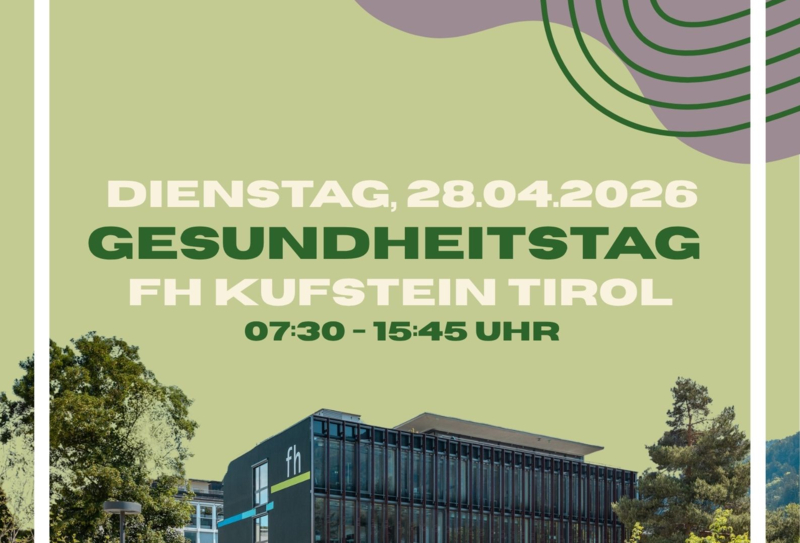 Gesundheitstag 2026 an der FH Kufstein Tirol