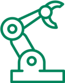 Grafik eines Roboter Arms. | © FH Kufstein Tirol