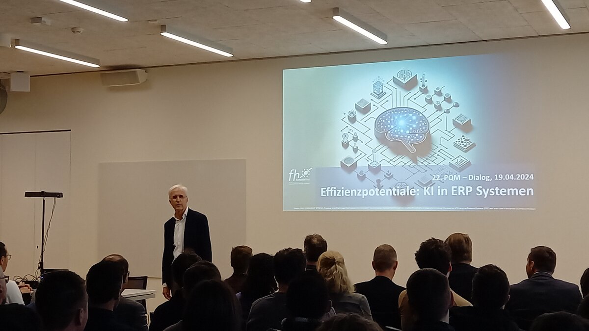 Beim 22. PQM-Dialog an der FH Kufstein Tirol drehte sich alles um den Einsatz von künstlicher Intelligenz in ERP-Systemen. | © FH Kufstein Tirol 
