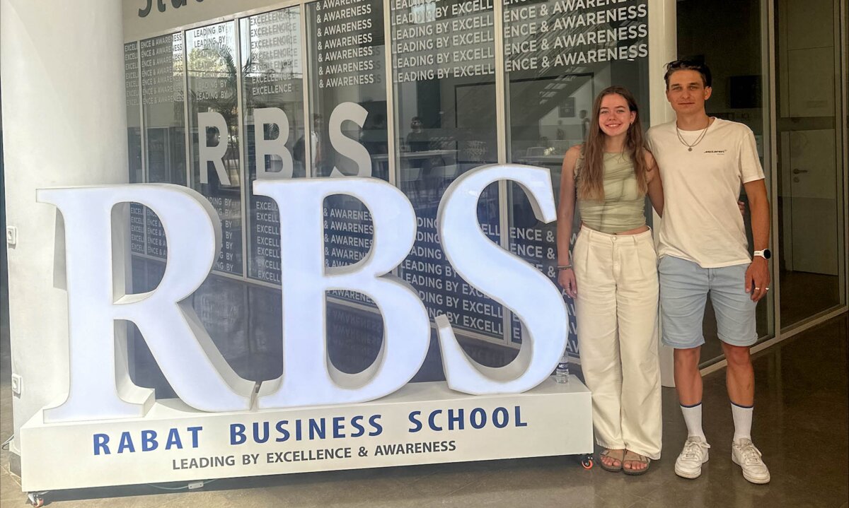 Summer-School-Rabat-Business-School-Studierende | © FH Kufstein Tirol Studierende der FH Kufstein bei der Summer School an der Rabat Business School | © FH Kufstein Tirol