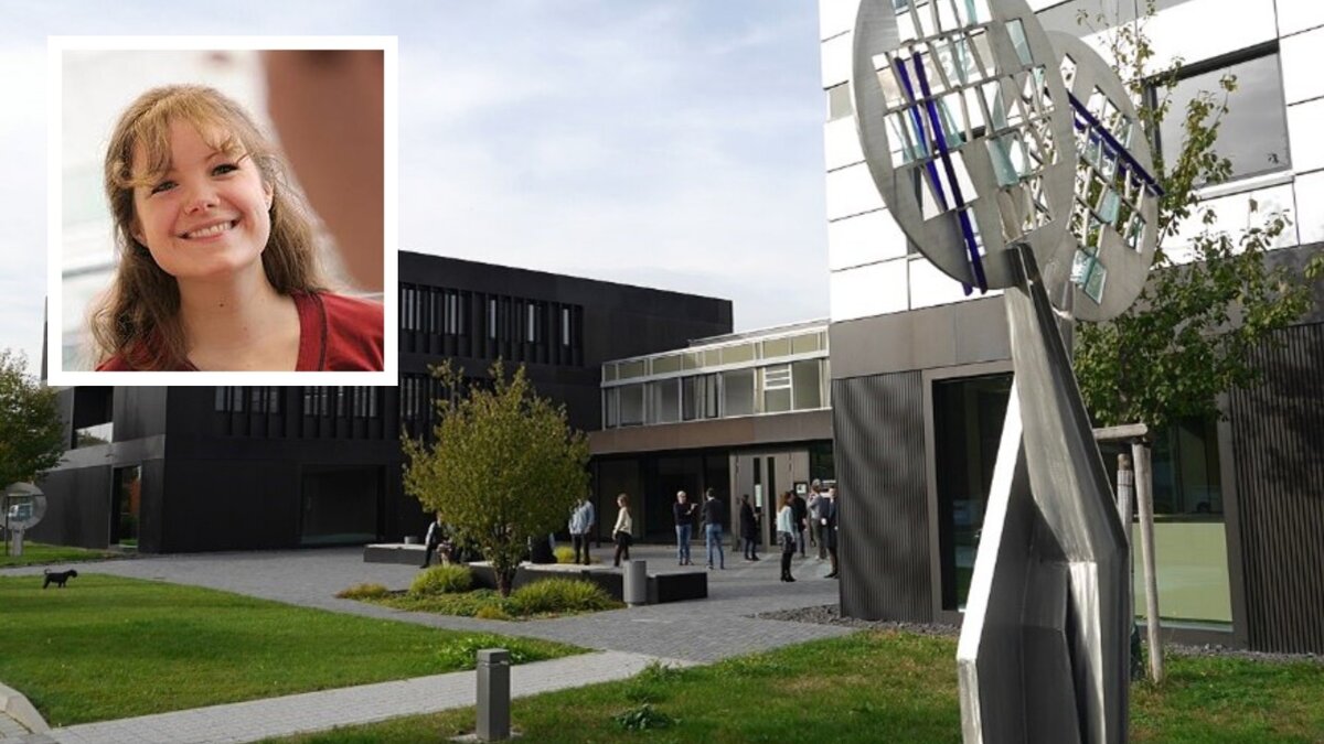 Marketing-Kommunikation-Katholische-Kirche-FH-Kufstein | © Max-Planck-Institut/privat Das große Bild zeigt das Institutsgebäude des Max-Planck-Instituts in Heidelberg, das kleine Bild zeigt Katharina McLarren. | © Max-Planck-Institut/privat