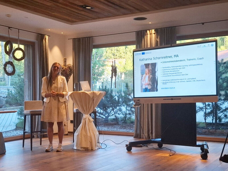 Katharina Scharnreitner als Vortragende | © FH Kufstein Tirol
