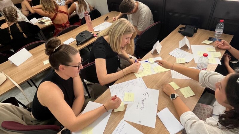 DIM-Studierende bei Projekt in Valencia. | © FH Kufstein Tirol