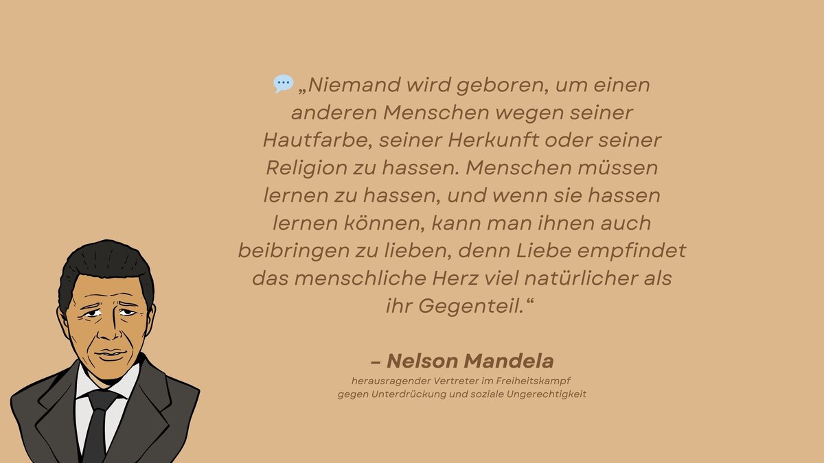 Diversity Matters Zitat | © FH Kufstein Tirol Zitat von Nelson Mandela | © FH Kufstein Tirol