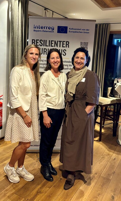 K. Scharnreitner, K. Oberweger, B. Winkler vor Line-up