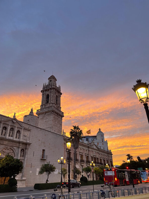 Stadtpanorama von Valencia