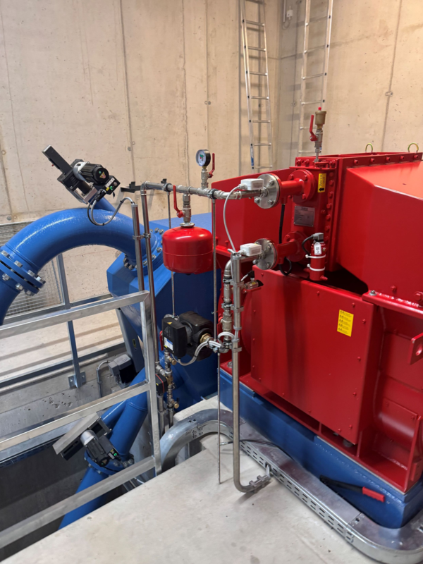 Blick in den Maschinenraum.