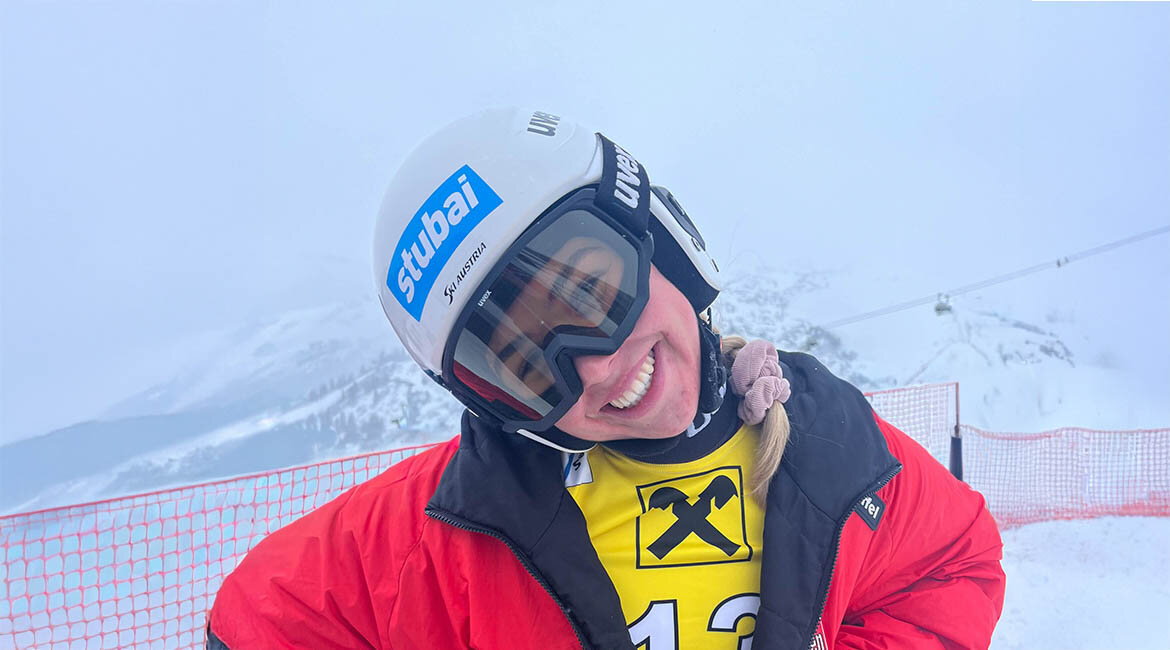 Magdalena Ranalter verbindet ihr Studium an der FH Kufstein Tirol mit ihrer Leidenschaft für den Skisport.