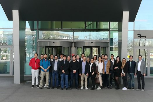 Die FMI-Gruppe auf Exkursion in Wien bei der Siemens Gebäudemanagement & Services GmbH