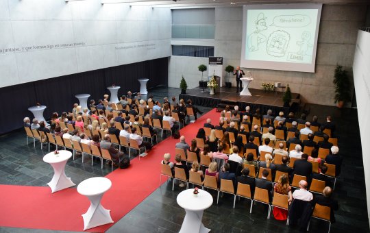 Die Aula der FH Kufstein Tirol beim Dies Academicus 2014
