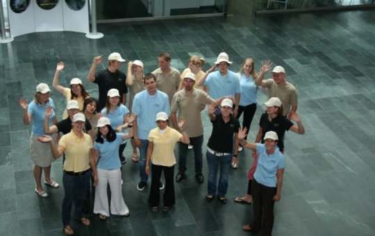 Die TeilnehmerInnen des IFMP 2008 an der Fachhochschule in Kufstein