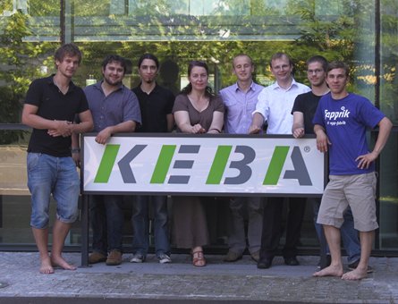Das Projektteam bei KEBA