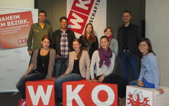 Projektgruppe der FH Kufstein Tirol & Betreuung seitens FH und WKO Tirol.