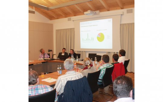 Endpräsentation des Projekts "Energienutzungsplan für die VG Obing & die Gemeinde Seeon-Seebruck" bei einer gemeinsamen Gemeinderatssitzung
