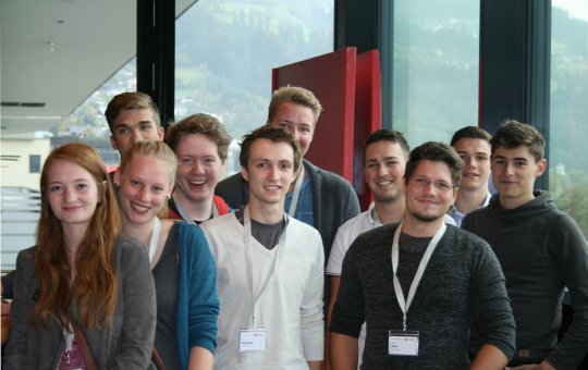 Die teilnehmenden Studierenden an der 13. Photovoltaik Tagung in Schwaz