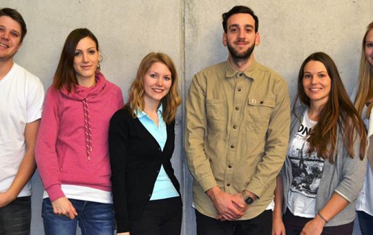 Projektteamfoto der Studierenden des Studiengangs Marketing & Kommunikationsmanagement