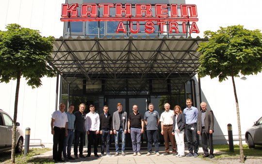 Das Projektteam des Studiengangs Wirtschaftsingenieurwesen an der FH Kufstein Tirol
