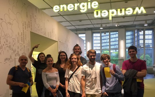 Studierende des Bachelorstudiengangs Europäische Energiewirtschaft im Deutschen Museum in München