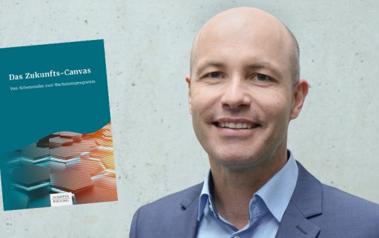 Prof. (FH) Dr. Roman Stöger als gefragter Experte mit einem Kapitel im Managementbuch „Das Zukunfts-Canvas“.