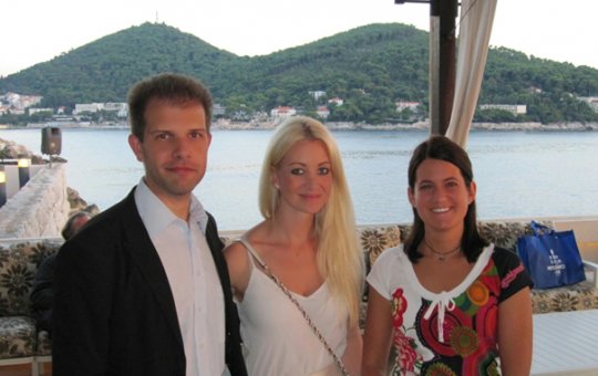 Von rechts nach links: Carolin Egger, Sophia Hueber und Mario Situm