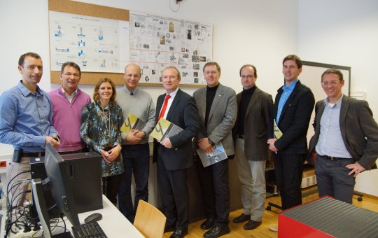 Die Delegation der FH Technikum Wien im Kufsteiner WING Lab