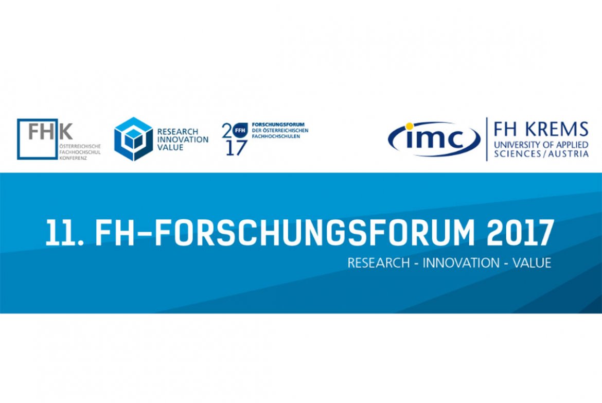 FH Kufstein Tirol beim 11. FHK-Forschungsforum in Krems