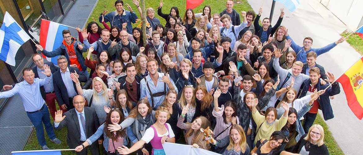 The Incoming Students at the Campus of the FH Kufstein Tirol