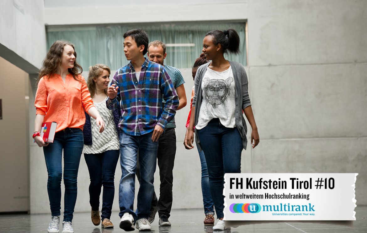 FH Kufstein Tirol auf Rang #10 in weltweitem Hochschulranking