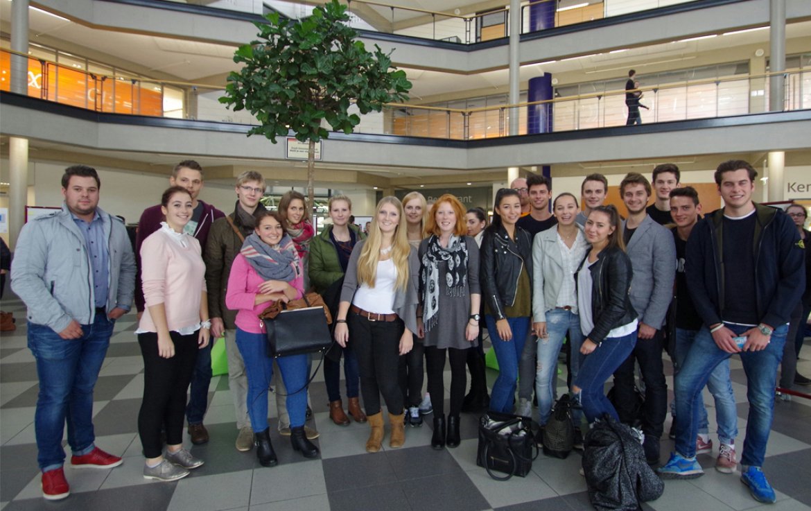 Die Studierendengruppe FMIvz14 in Heerlen