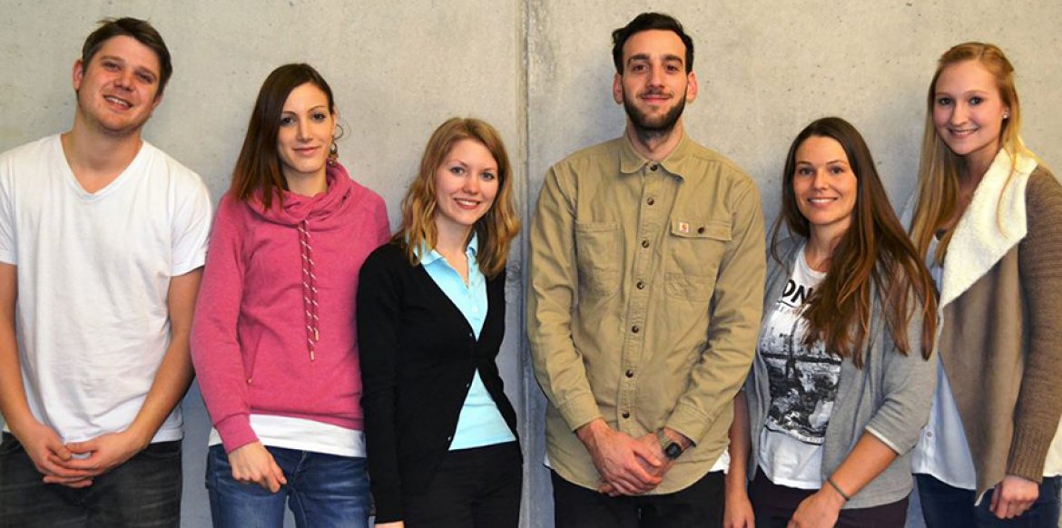 Projektteamfoto der Studierenden des Studiengangs Marketing & Kommunikationsmanagement