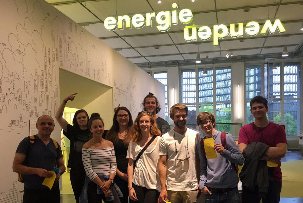 Studierende des Bachelorstudiengangs Europäische Energiewirtschaft im Deutschen Museum in München