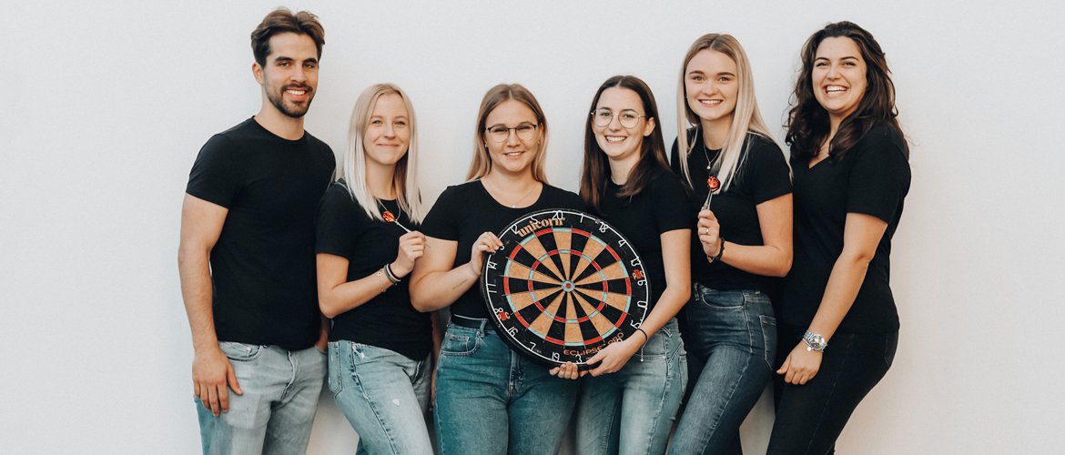 Das Projektteam der Kufstein Darts Games 2022 freut sich auf spannende Turniertage.