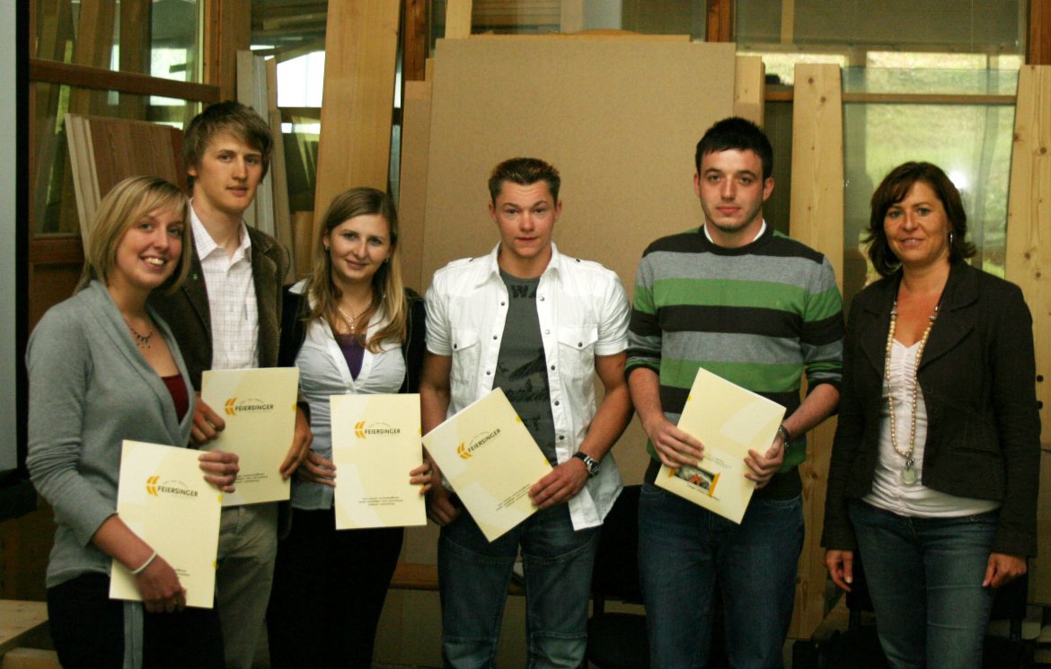 Siegerehrung für die StudentInnen der FH Kufstein bei Feiersinger in Ellmau 