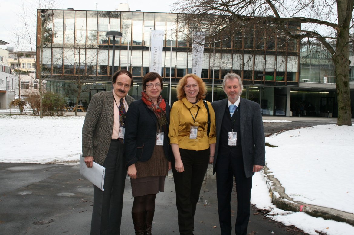 v.rechts n. links: Prof. Dr.Josef Neuert, Prof .Dr. Baiba Savrina, Prof. Dr. Erika Sumilo, Dr. James Beckman