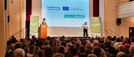 The GREENE 4.0 team from FH Kufstein Tirol presented the project, which focuses on promoting sustainable innovation in cross-border regions, at the im:puls Forum Rosenheim.