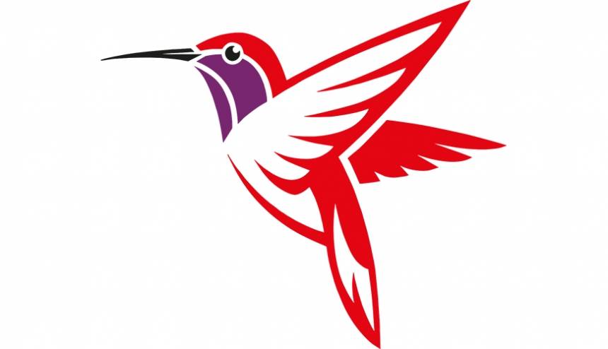 Höhenflug Logo -Kolibri