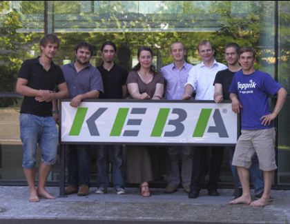 Das Projektteam bei KEBA 